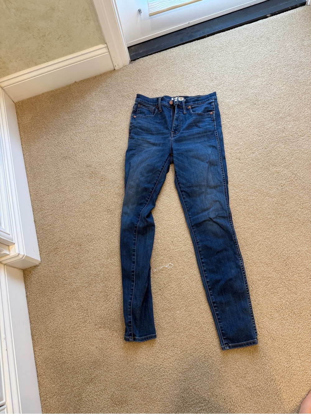 Madewell Women's Dark Blue Skinny Jeans